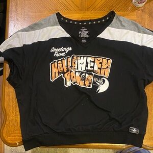 Disney Halloween Town Kids Tee - Black, Gray, and Orange